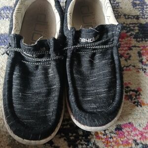 Hey Dude Kids Black Slip-On Shoes